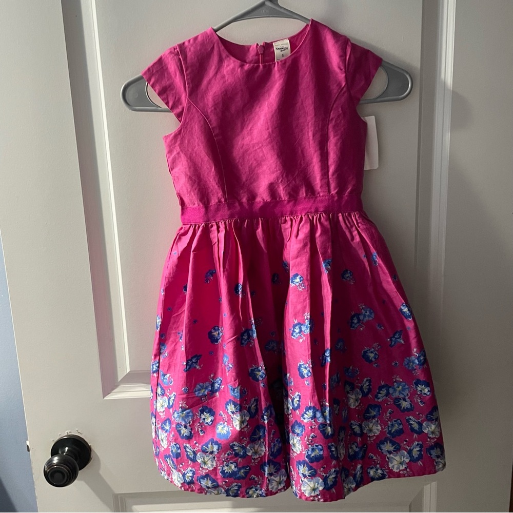 OshKosh B'gosh Pink and Blue Floral Dress